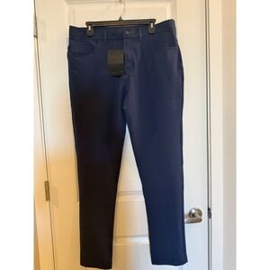 Public Rec Men Workday Pant Navy Blue Technical 5-Pocket Stretch Chino 34x34 NWT